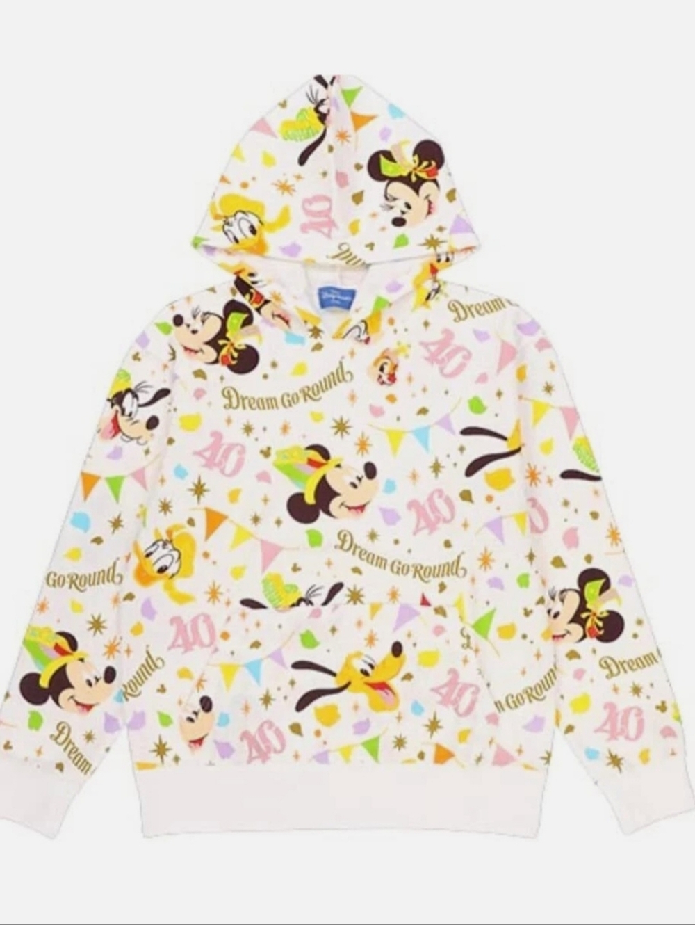 Tokyo Disney Resort 40th Anniversary "Dream-Go-Round" Hoodie